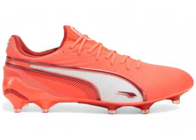 Puma King Ultimate FG/AG Glowing Red White Red Fire - vue 360