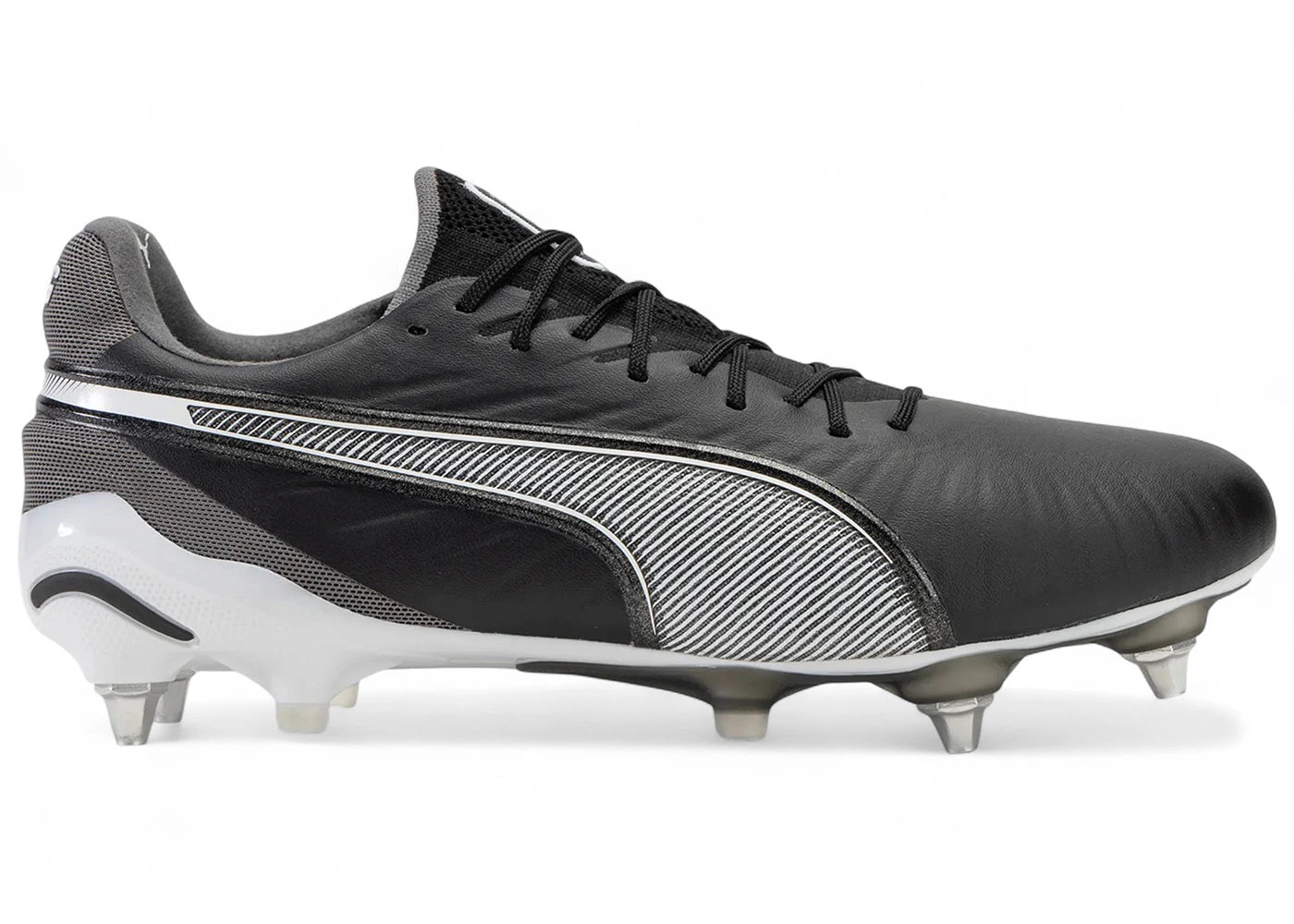 Puma King Ultimate MxSG Black White Cool Dark Grey - vue secondaire A