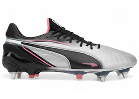 Puma King Ultimate MxSG Silver Black Sun Struck White - authentic Puma sneakers