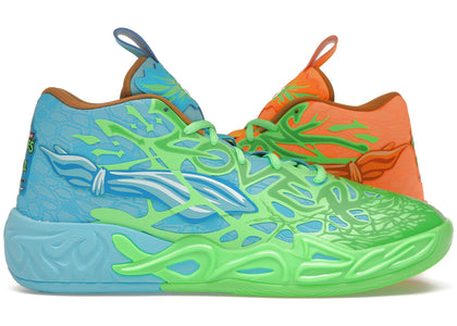 Puma LaMelo Ball MB.04 Teenage Mutant Ninja Turtles Leonardo & Michelangelo sneakers - authentic Puma shoes