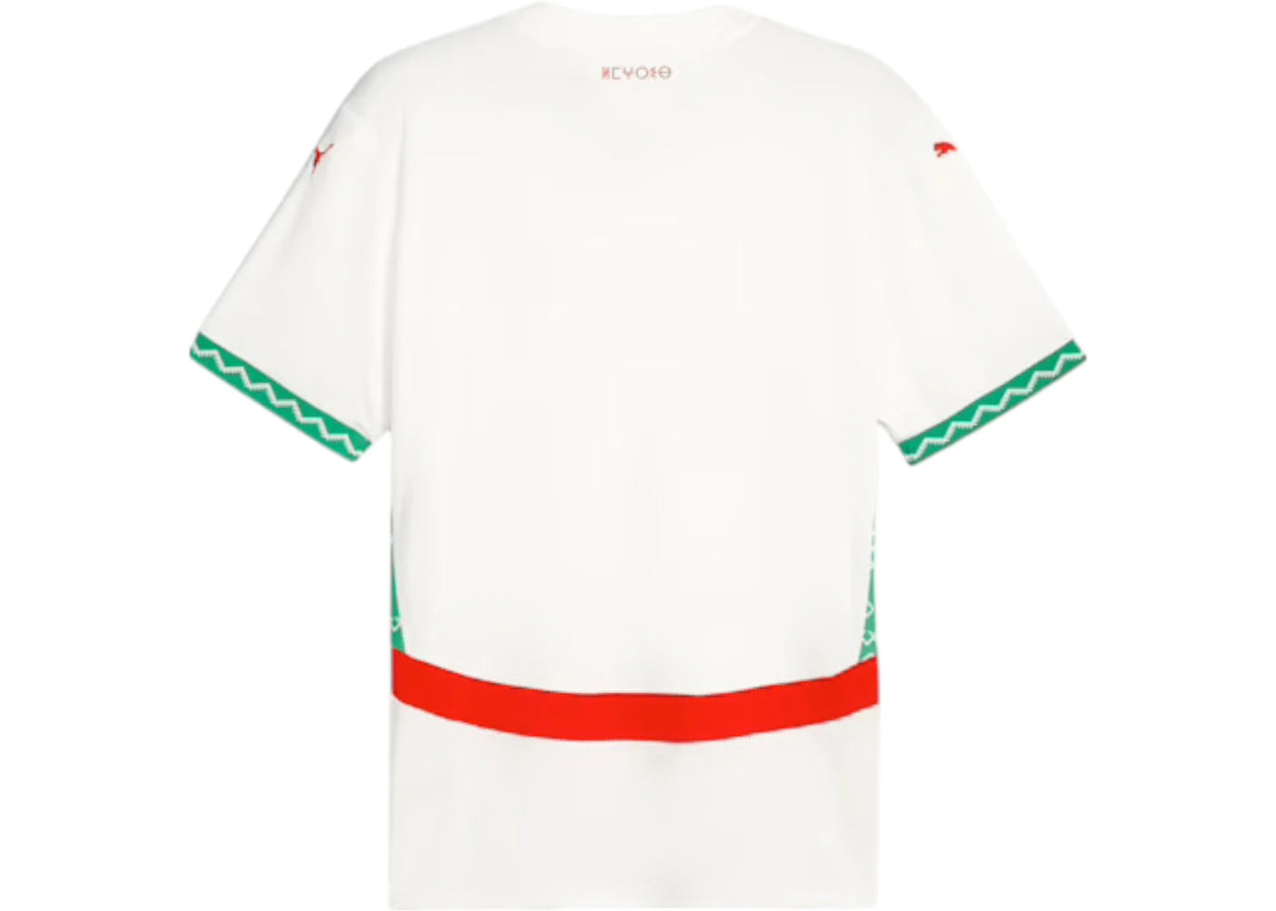Puma Morocco 2025 Away Replica Jersey Jersey White/Fast Green/Red - vue secondaire B