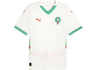 Puma Morocco 2025 Away Replica Jersey Jersey White/Fast Green/Red