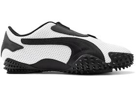 Puma Mostro Perforated Leather White Black (Women's)