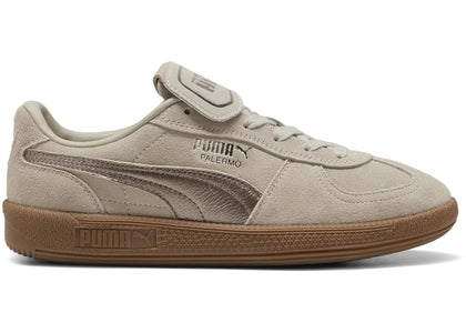 Puma Palermo Premium Metallic Desert Dust Gum - authentic Puma sneakers