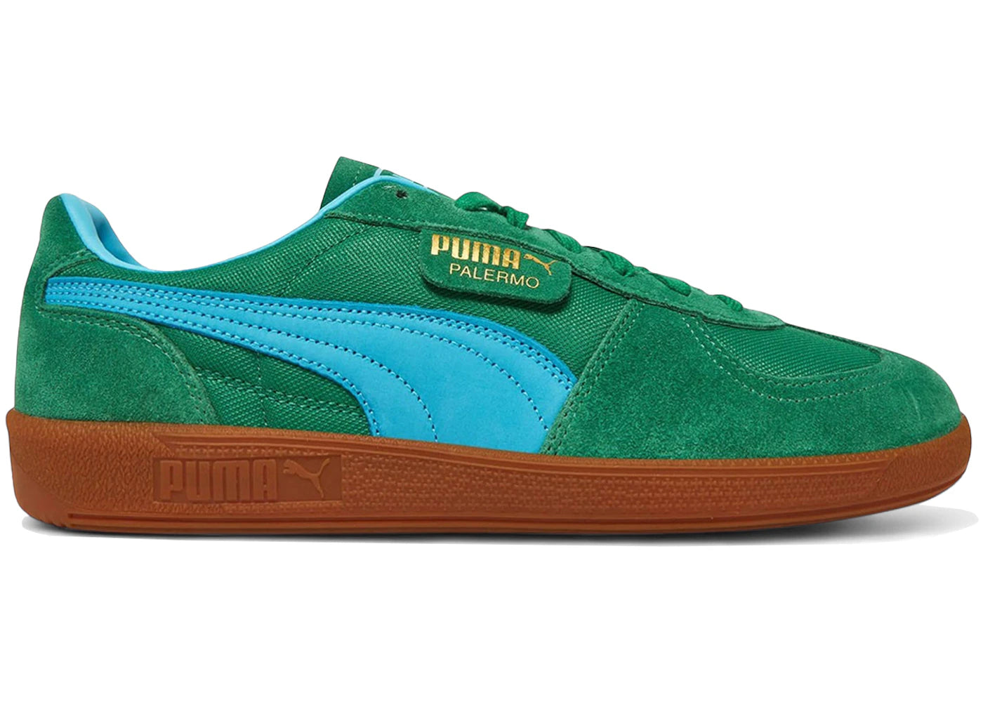 Puma Palermo Vintage Update Archive Green Bright Aqua - vue 360