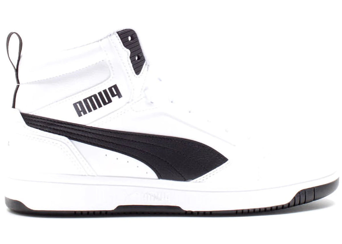Puma Rebound V6 High White Black - vue 360