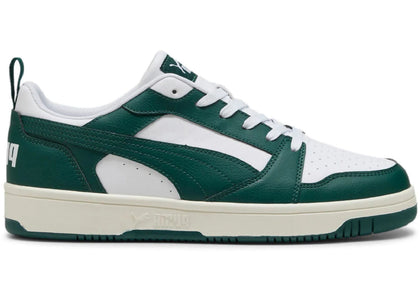Puma Rebound V6 Low Green White - authentic Puma sneakers