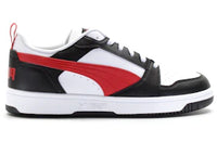 Puma Rebound V6 Low White For All Time Red Black