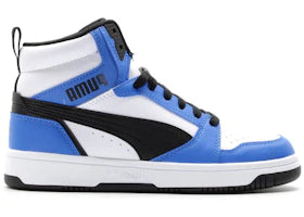Puma Rebound V6 Mid Royal Black White (GS) - authentic Puma sneakers