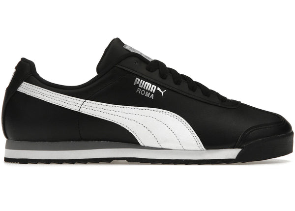 Puma Roma Basic Black-White-Puma Silver sneakers - authentic Puma shoes
