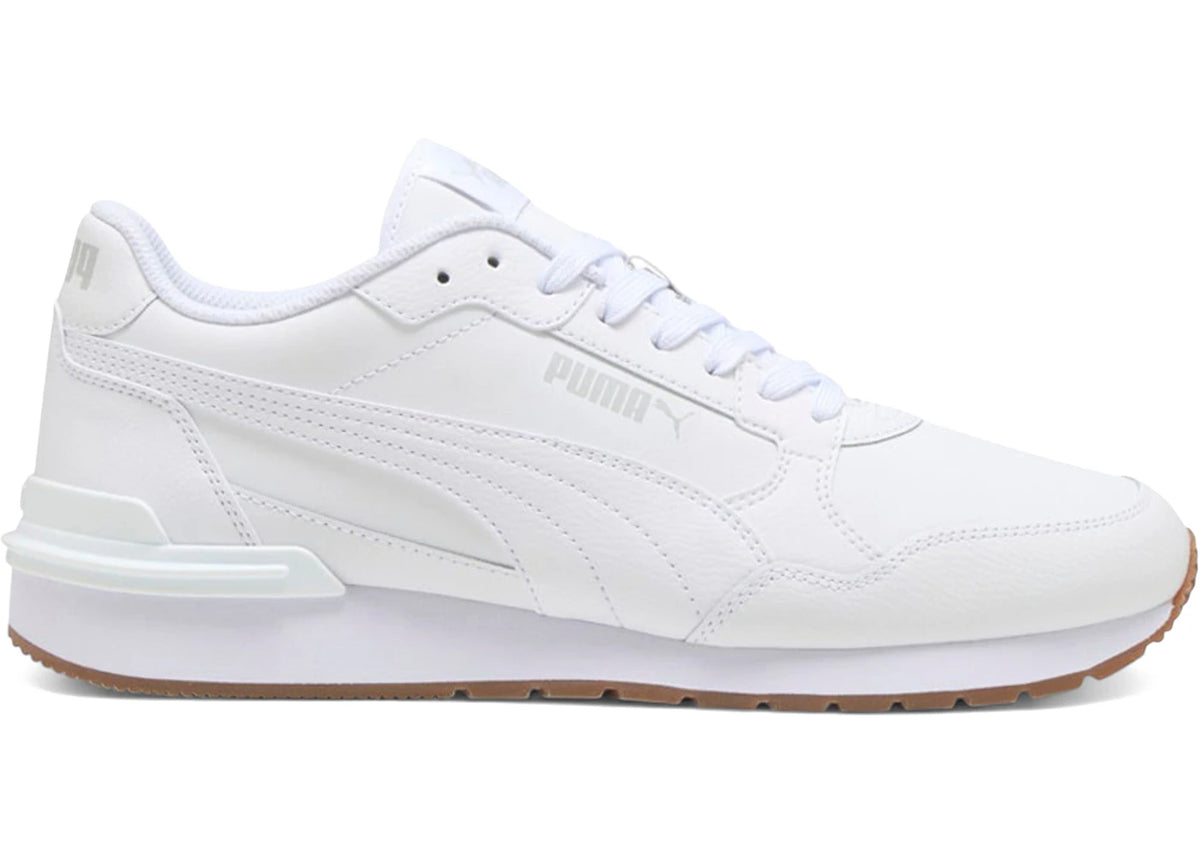 Puma ST Runner v4 Leather White Glacial Grey Gum - vue secondaire A
