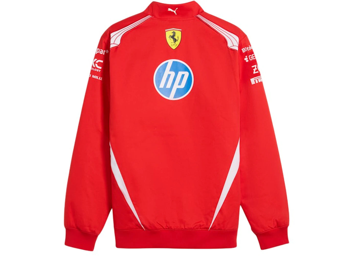 Puma Scuderia Ferrari HP Replica Drivers Authentic Bomber Jacket Puma Red - vue secondaire B