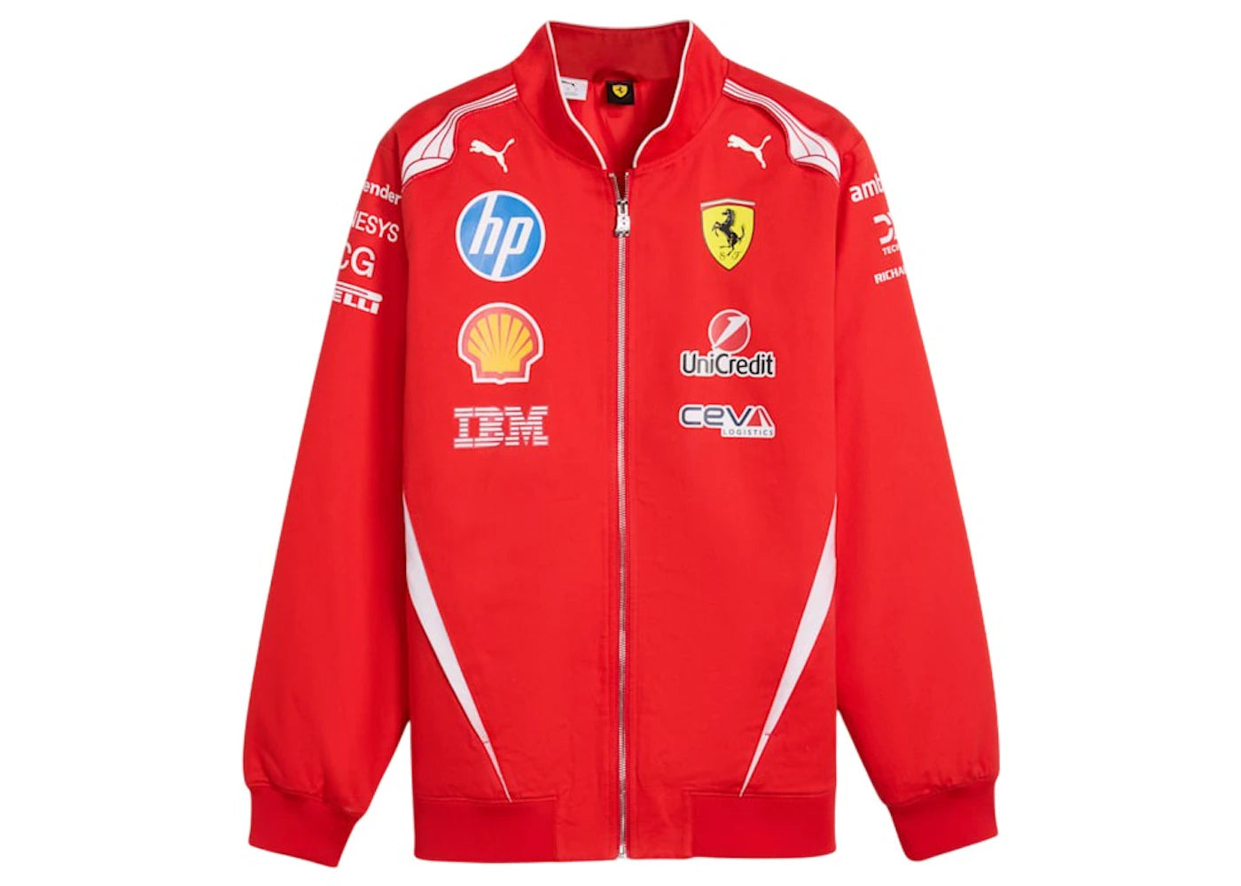 Puma Scuderia Ferrari HP Replica Drivers Authentic Bomber Jacket Puma Red - vue secondaire A