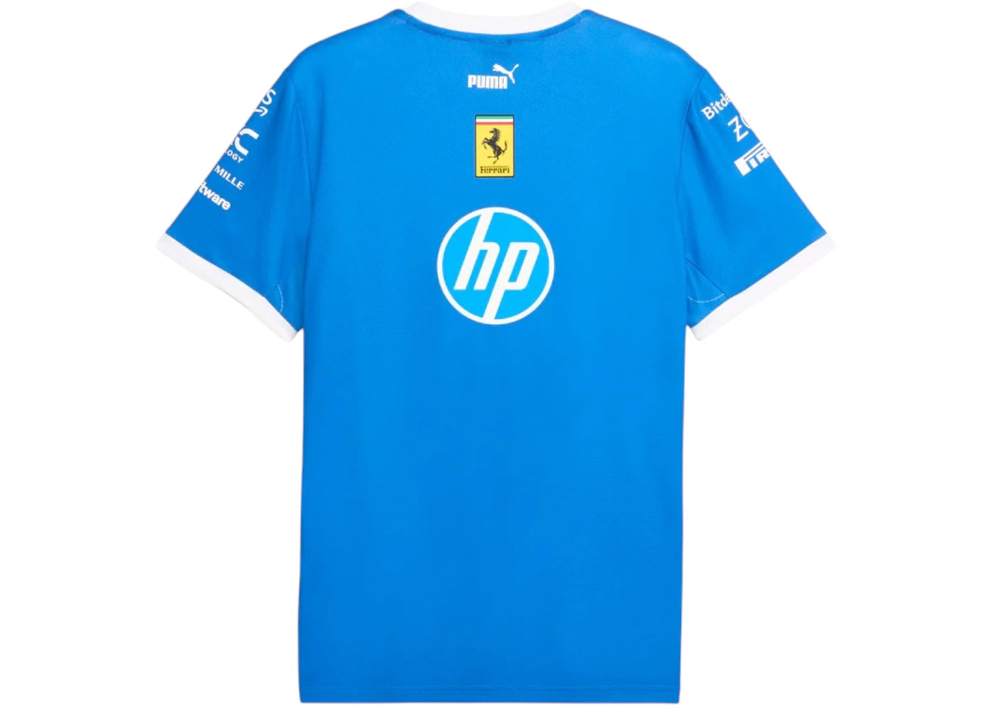 Puma Scuderia Ferrari HP Team Monza T-shirt Steer Blue - vue secondaire B