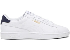 Puma Smash 3.0 L White Navy Heel Gold - vue 360