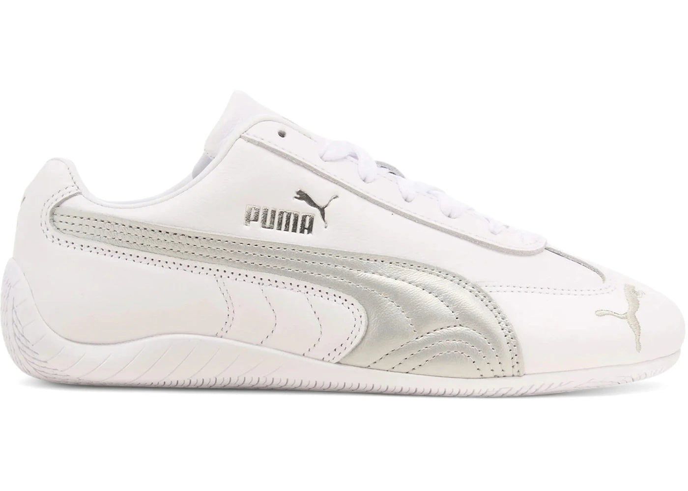 Puma Speedcat Leather White Silver - vue 360