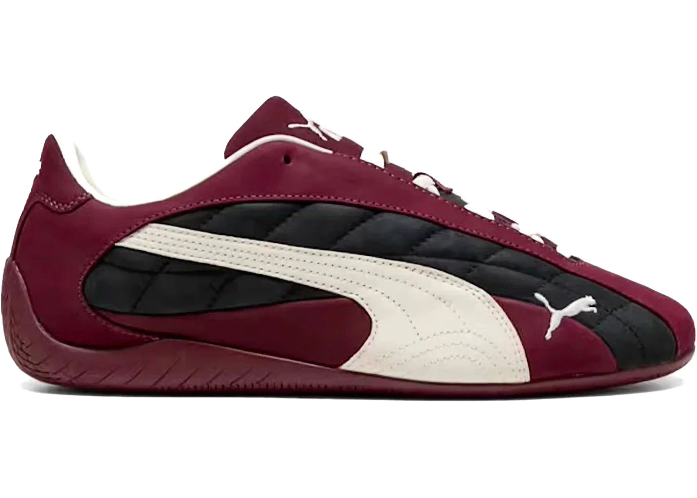 Puma Speedcat Plus Quilted Ruby Shimmer White - vue 360
