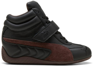 Puma Speedcat Wedge Black Chocolate Brown (Women's) - authentic Puma sneakers
