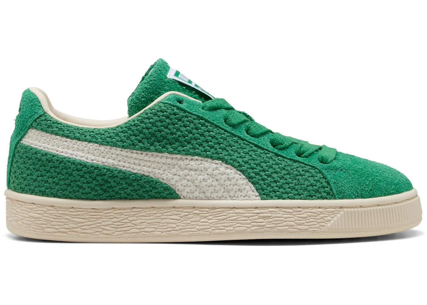Puma Suede Crochet Archive Green White - vue secondaire A