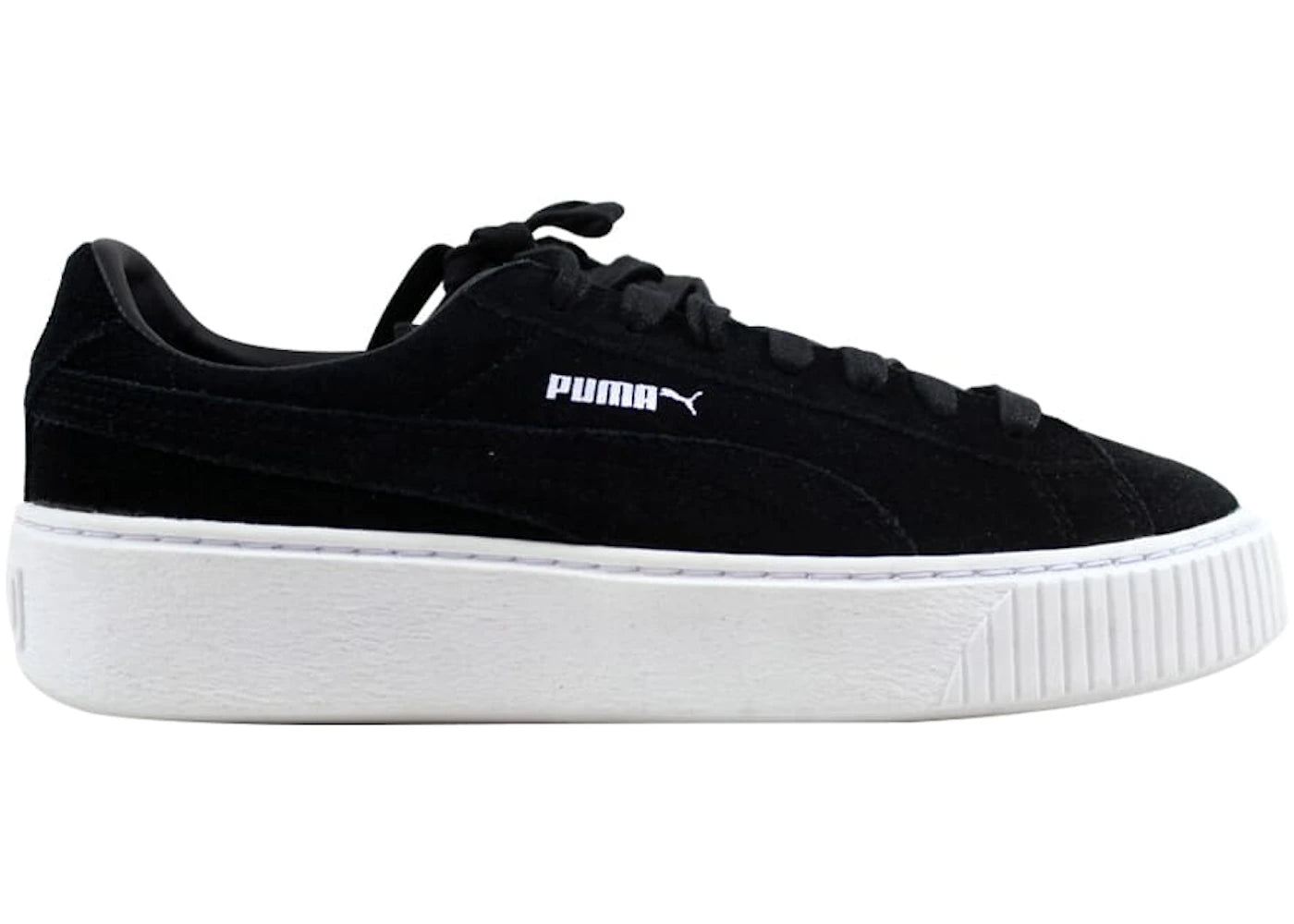 Puma Suede Platform Puma Black  (Women's) - vue secondaire A