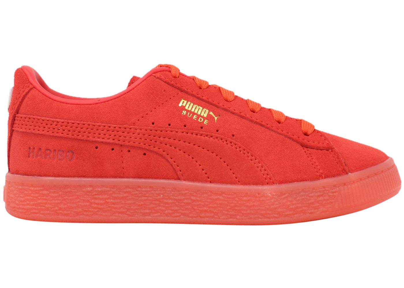 Puma Suede Poppy Red (GS) - vue secondaire A