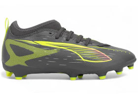 Puma Ultra 5 Match FG/AG Jr Matte Aged Silver Yellow Alert Aged Silver (GS) - vue 360