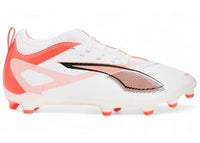 Puma Ultra 5 Match FG/AG Jr White Black Glowing Red (GS)