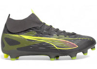 Puma Ultra 5 Match+ FG/AG Matte Aged Silver Yellow Alert Aged Silver