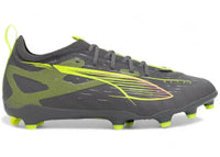 Puma Ultra 5 Pro FG/AG Jr Matte Aged Silver Yellow Alert Sun Struck (GS)