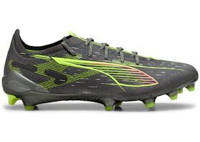 Puma Ultra 5 Ultimate FG Matte Aged Silver Yellow Alert Sun Struck - authentic Puma sneakers