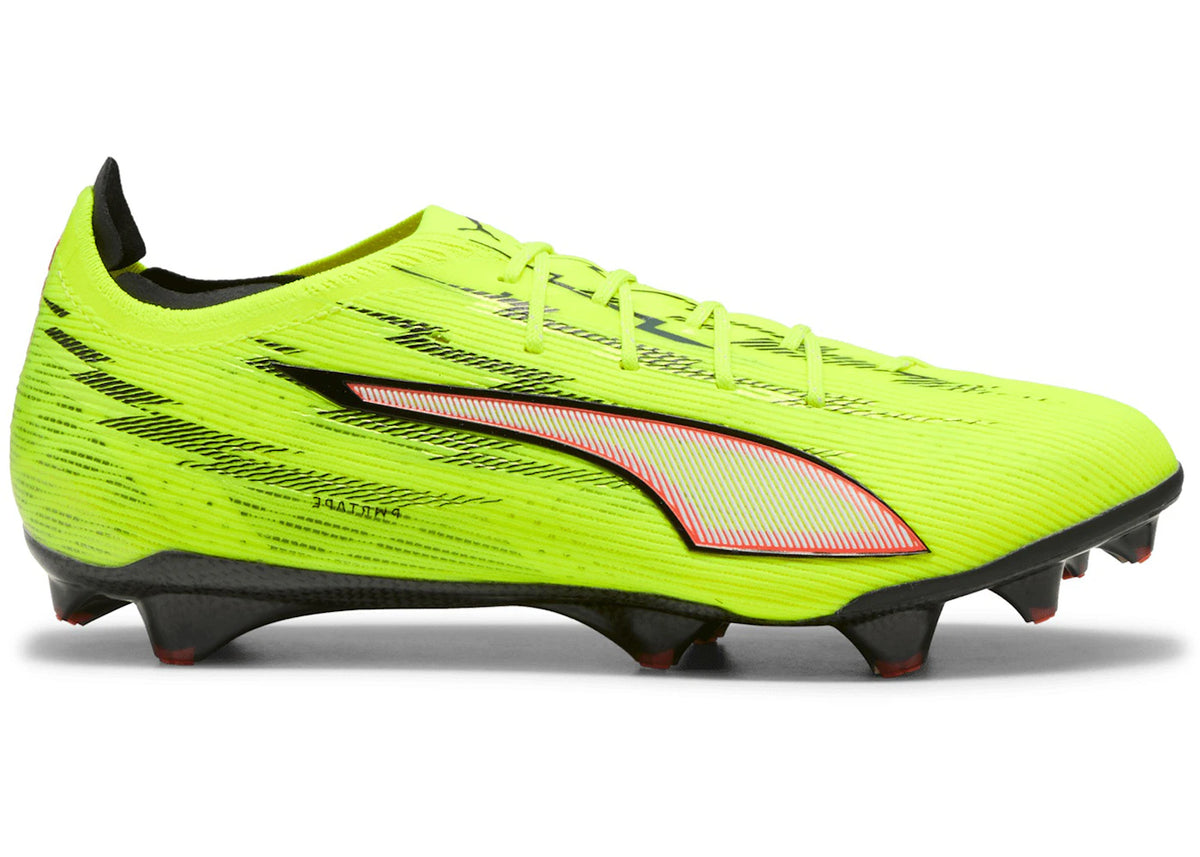 Puma Ultra 6 Carbon FG Yellow Alert Black Glowing Red Lime Squeeze - vue secondaire A