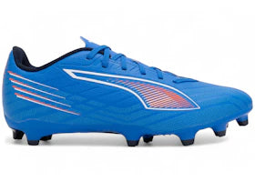 Puma Ultra 6 Play FG/AG Ultra Blue White Glowing Red - authentic Puma sneakers