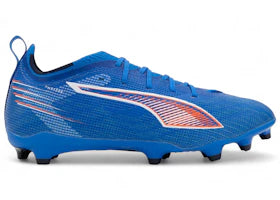 Puma Ultra 6 Pro FG/AG Jr Ultra Blue White Glowing Red (GS) - authentic Puma sneakers