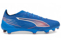 Puma Ultra 6 Ultimate FG Ultra Blue White Glowing Red