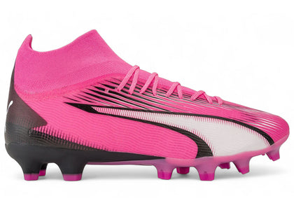 Puma Ultra Pro FG/AG Poison Pink White Black - authentic Puma sneakers