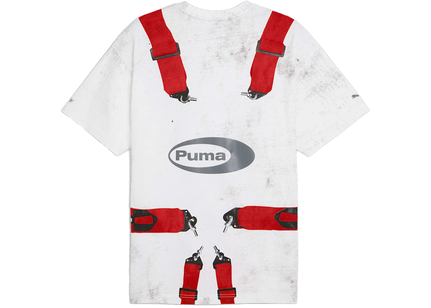 Puma x A$AP Rocky Seatbelt Tee White/Rosso Corsa - vue secondaire A