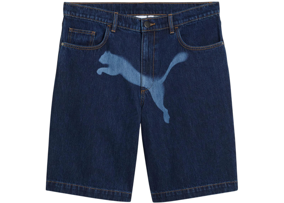 Puma x A$AP ROCKY Denim Shorts Dark Denim - vue secondaire A