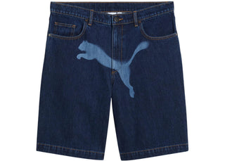 Puma x A$AP ROCKY Denim Shorts Dark Denim - apparel view 2