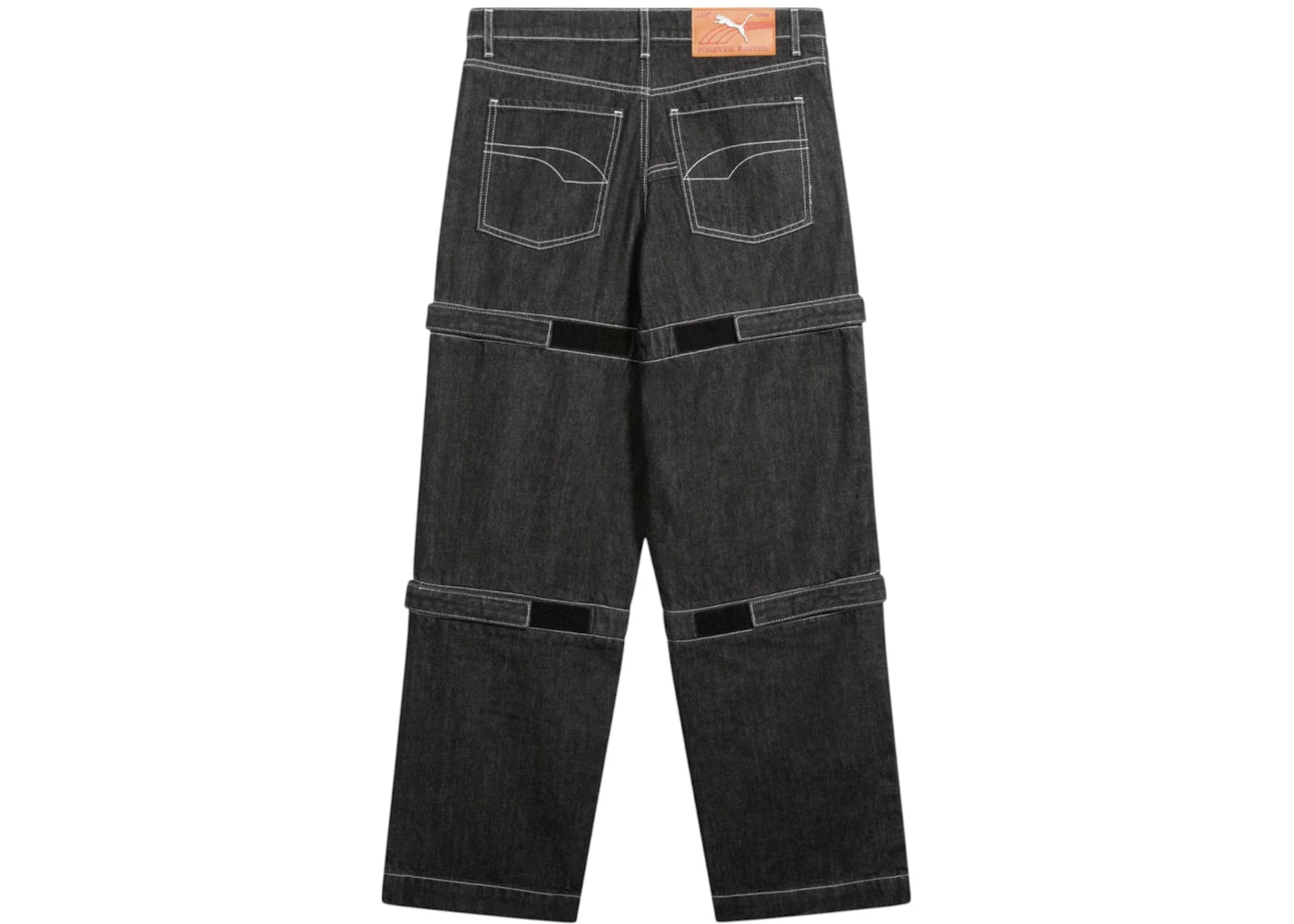 Puma x A$AP ROCKY Knee Pad Pants Black-Denim - vue secondaire B