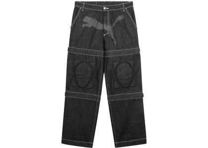 Puma x A$AP ROCKY Knee Pad Pants Black-Denim - apparel view 2
