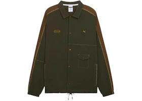 Puma x Bodega T7 Coaches Jacket Dark Olive
