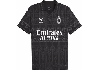 Puma x Pleasures AC Milan 2023/24 Dark Version Authentic Jersey (Imported Version) Black sneakers - authentic Puma shoes