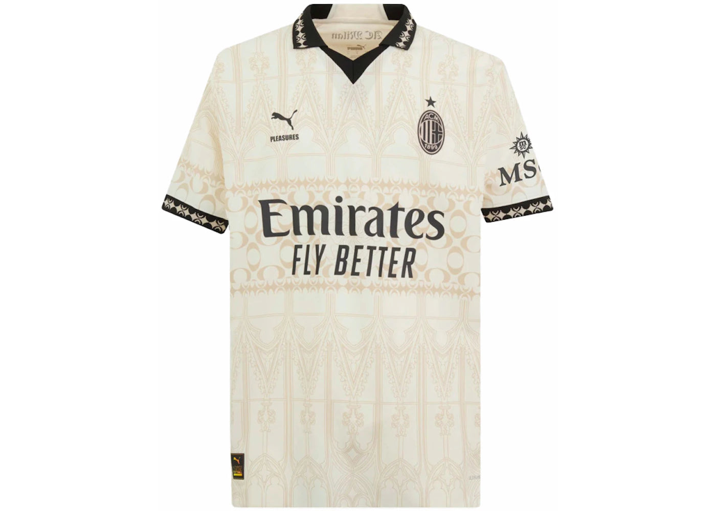 Puma x Pleasures AC Milan 2023/24 Light Version Authentic Jersey Multicolor - vue 360