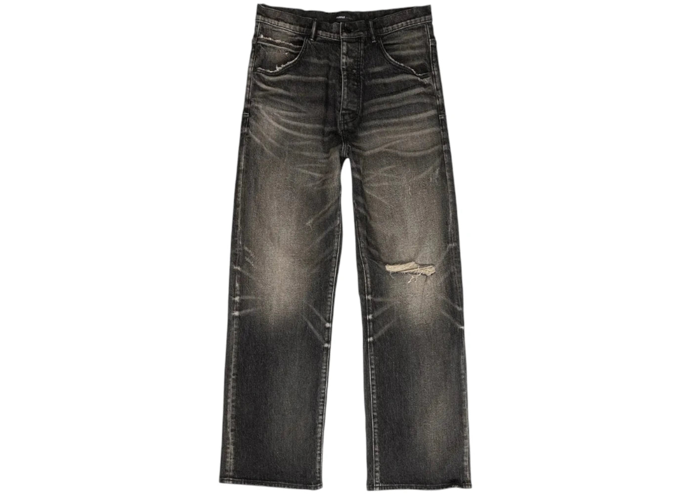 Purple Brand 2 Year Dirty Fade Jeans Faded Black - vue secondaire A