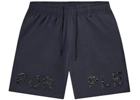 Purple Brand Crystal All Around Short Black