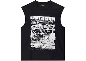 Purple Brand Foil Tank Top Black