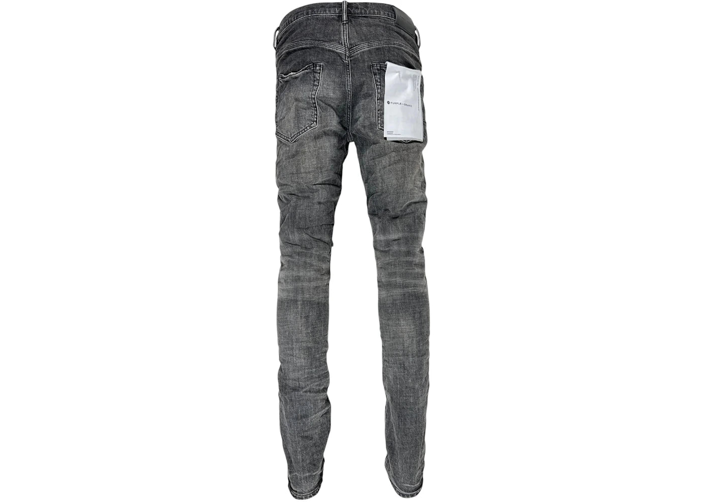 Purple Brand Grey Dirty Blowout Jean Black - vue secondaire A