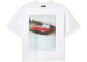 Purple Brand HWT Textured Jersey SS Tee White - authentic Purple Brand apparel