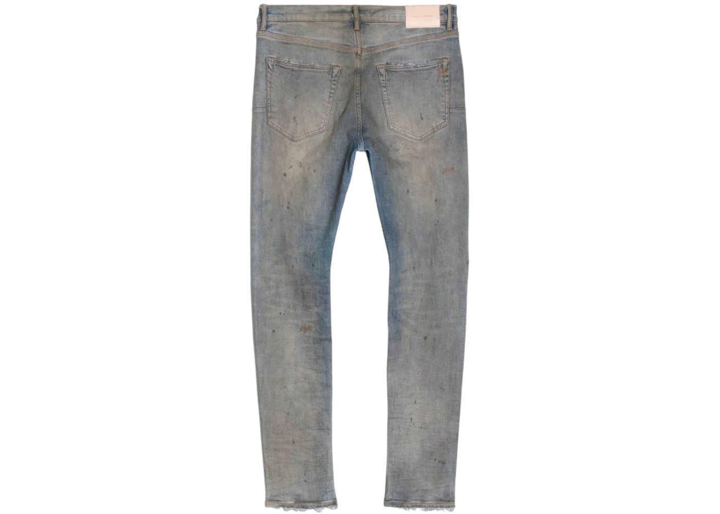 Purple Brand Indigo Oil Repair Jeans Indigo - vue secondaire A