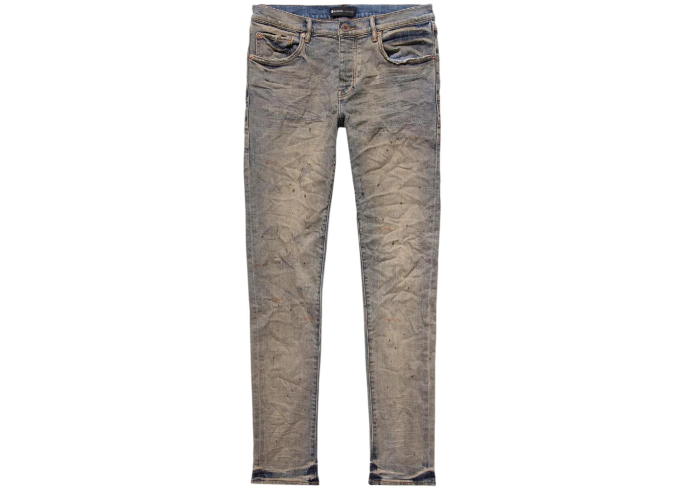 Purple Brand Indigo Oil Repair Jeans Indigo - vue 360